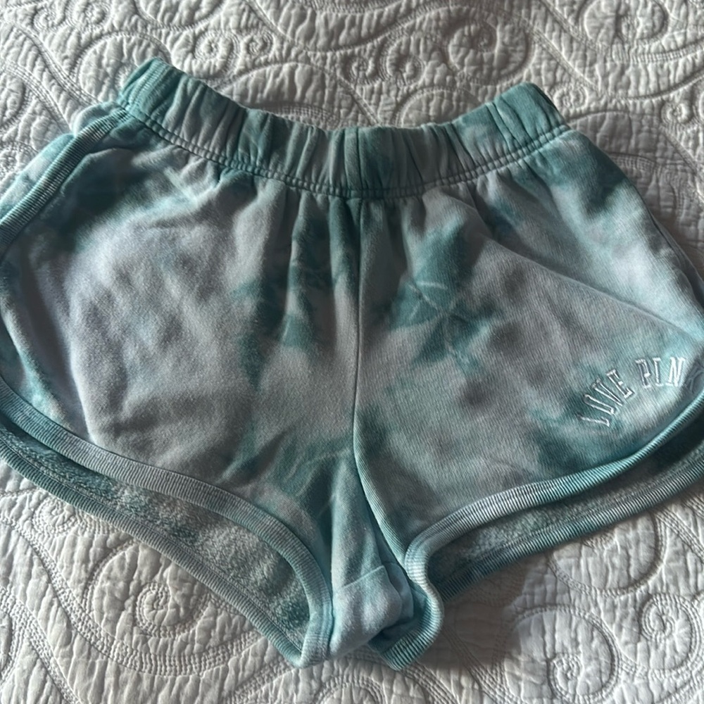 PINK Blue Tie Dye Short S